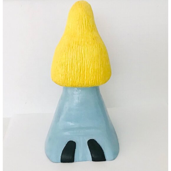 Hand Carved Wood Sculpture Praying Girl Artist Signed Folk Art Crockett 6.5" - Picture 4 of 7